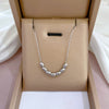 Simple Style Geometric Gourd Stainless Steel Plating Rhinestones Pendant Necklace