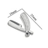 1 Piece 304 Stainless Steel Scissors Axe Polished Pendant
