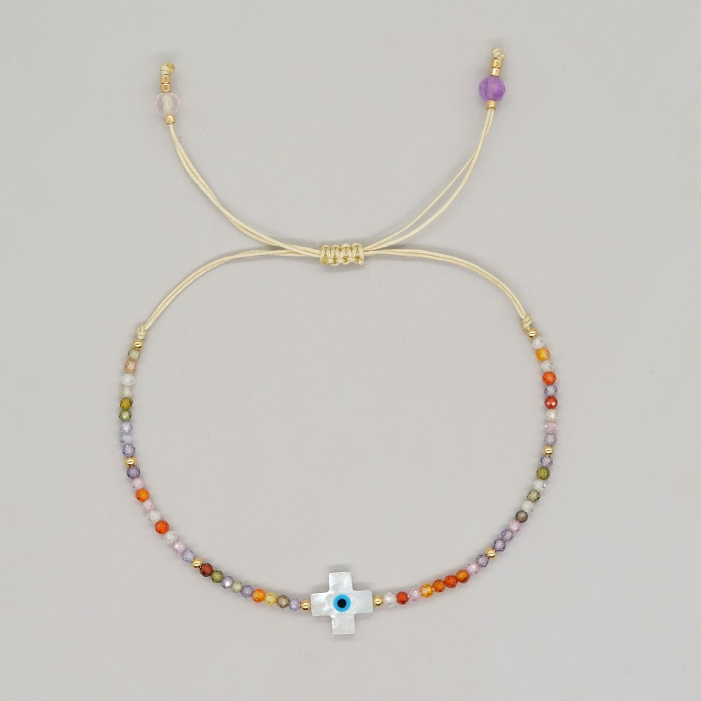 Bohemian Modern Style Heart Shape Glass Glass Women's Bracelets