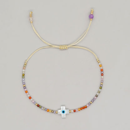 Bohemian Modern Style Heart Shape Glass Glass Women's Bracelets