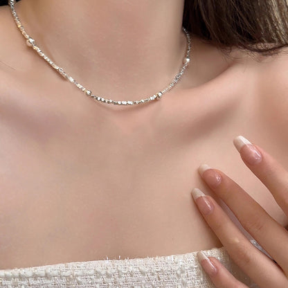 Sterling Silver Elegant Lady Modern Style Heart Shape Pendant Necklace