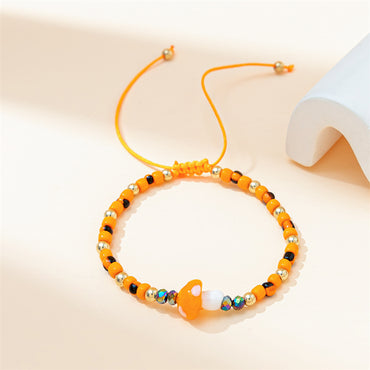 IG Style Cute Simple Style Mushroom Glass Unisex Drawstring Bracelets