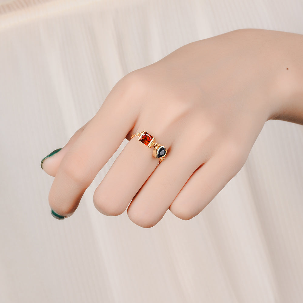 Wholesale Simple Style Classic Style Heart Shape Copper Inlay Zircon Rings