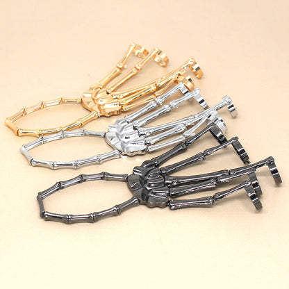 Hip-Hop Exaggerated Palm Alloy Plating Women's Carpal Tunnel Bracelet