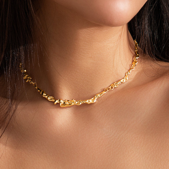 Elegant Glam Geometric Alloy Plating Women's Bracelets Earrings Necklace