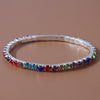 Simple Style Solid Color Iron alloy Inlay Rhinestones Women's Bracelets