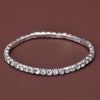 Simple Style Solid Color Iron alloy Inlay Rhinestones Women's Bracelets