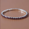 Simple Style Solid Color Iron alloy Inlay Rhinestones Women's Bracelets