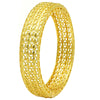 IG Style Simple Style Solid Color 24K Gold Plated Alloy Wholesale Bangle