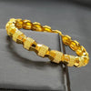 IG Style Simple Style Solid Color 24K Gold Plated Alloy Wholesale Bangle
