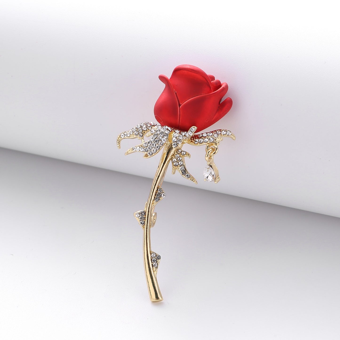Original Design Flower Mixed Materials Inlay Artificial Diamond Pearl Women's Brooches
