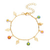 Simple Style Classic Style Flower Alloy Copper Wholesale Bracelets