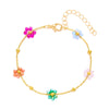 Simple Style Classic Style Flower Alloy Copper Wholesale Bracelets