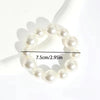 Women'S Simple Style Classic Style Round Artificial Pearl Beaded Hair Tie
