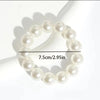 Women'S Simple Style Classic Style Round Artificial Pearl Beaded Hair Tie