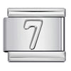1 Piece 10*9mm 304 Stainless Steel Gold Plated Number Polished Bracelet Module