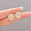 1 Pair Sweet Heart Shape Rose Flower Inlay Imitation Pearl Alloy Rhinestones Earrings