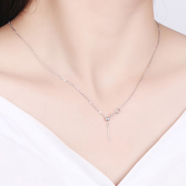 New Ladies Titanium Steel Necklace Simple Chain Clavicle Chain Diy Necklace Chain Wholesale Nihaojewelry