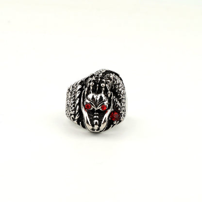 Hot-selling Jewelry Retro Punk Ring Leading Tiger Animal Big Ring Wholesale Nihaojewelry
