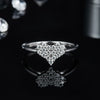 18K Gold Plated Plating Diamond Round Moissanite Rings