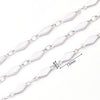 1m/Package 304 Stainless Steel Cuban Link Chain Lantern Chain Polished 11x2.5mm 13x4mm 9x7mm Jewelry Accessories
