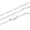 1m/Package 304 Stainless Steel Cuban Link Chain Lantern Chain Polished 11x2.5mm 13x4mm 9x7mm Jewelry Accessories