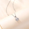 201 Stainless Steel Copper 18K Gold Plated Artistic Plating Inlay Hairball Zircon Pendant Necklace