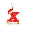 2023 Personalized Diy Name Christmas Decoration Wooden Pendant Letters Christmas Hanging Pendant Accessories