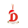 2023 Personalized Diy Name Christmas Decoration Wooden Pendant Letters Christmas Hanging Pendant Accessories