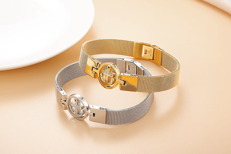 Korean Version Of Simple Fashion Personality Strap Creative Bracelet Valentine's Day Gift