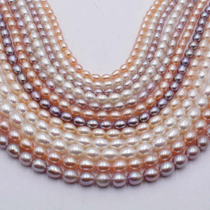 Ethnic Style Solid Color Baroque Pearls Beaded 1 Set