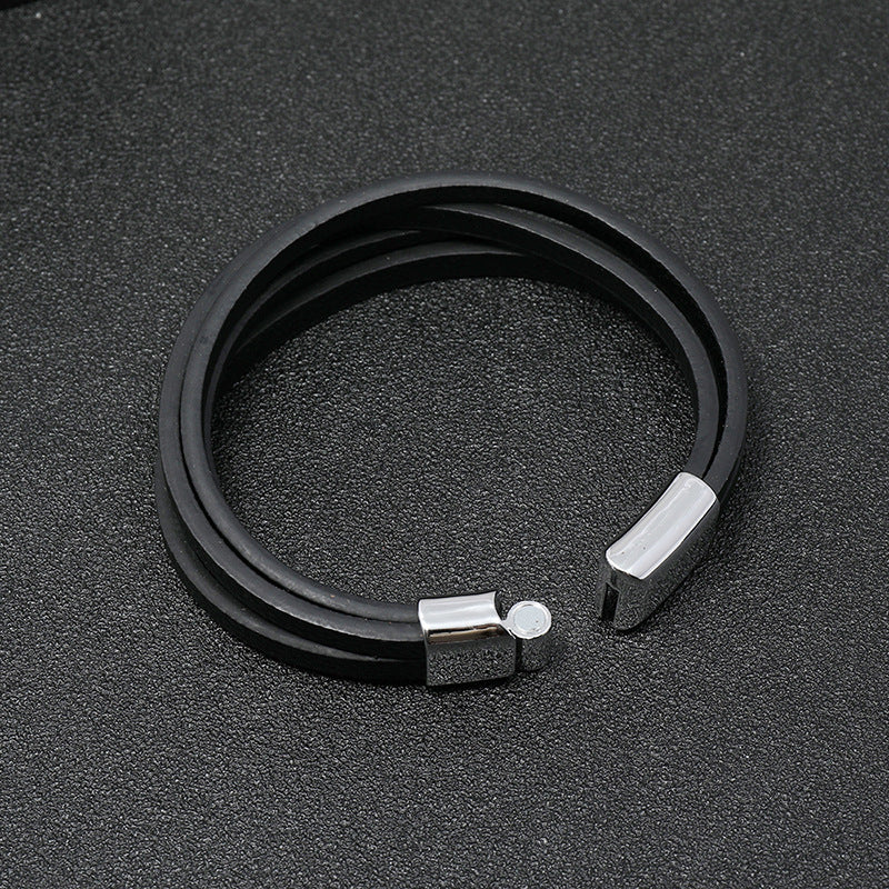 Simple Multi-layer Leather Bracelet