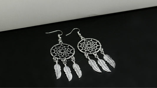 Fashion New Dream Catcher Feather Earrings For Women Wholesale