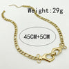 304 Stainless Steel 14K Gold Plated Novelty Modern Style Classic Style Plating Hand Solid Color Pendant Necklace