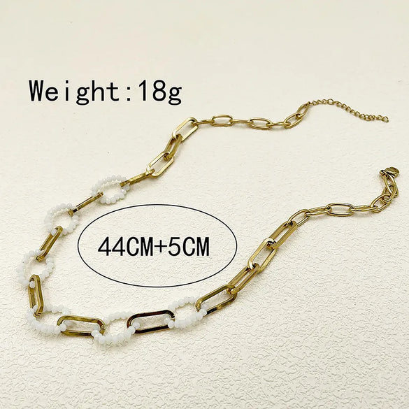304 Stainless Steel 14K Gold Plated Novelty Modern Style Classic Style Plating Hand Solid Color Pendant Necklace