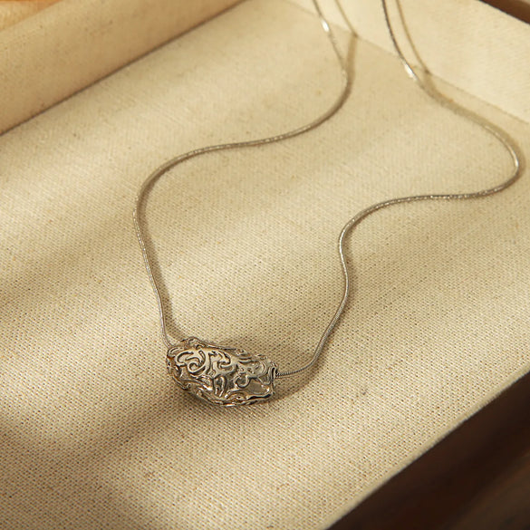 304 Stainless Steel 18K Gold Plated IG Style Casual Simple Style Inlay Geometric Zircon Pendant Necklace