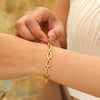 304 Stainless Steel 18K Gold Plated IG Style Plating Solid Color Bracelets Necklace
