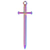 304 Stainless Steel 18K Gold Plated Modern Style Simple Style Classic Style Plating Sword Pendant Necklace