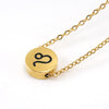 304 Stainless Steel 18K Gold Plated Simple Style Constellation Pendant Necklace