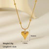 304 Stainless Steel Copper 18K Gold Plated Casual Vintage Style Dreamcatcher Heart Shape Bow Knot Pendant Necklace