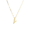 304 Stainless Steel Copper 18K Gold Plated Letter