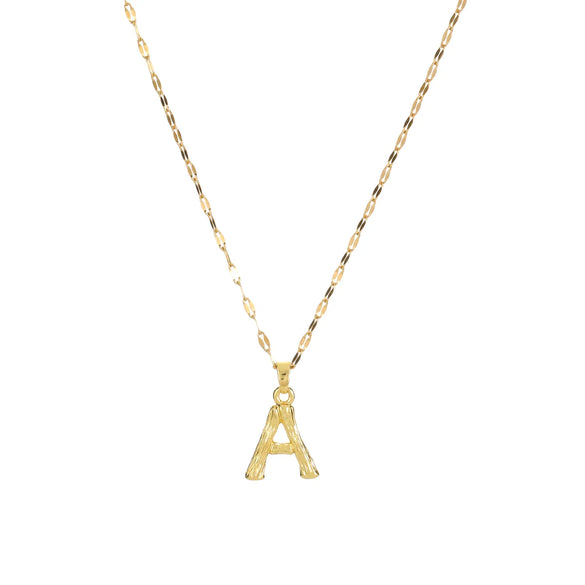 304 Stainless Steel Copper 18K Gold Plated Letter