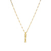 304 Stainless Steel Copper 18K Gold Plated Letter