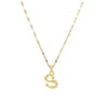 304 Stainless Steel Copper 18K Gold Plated Letter