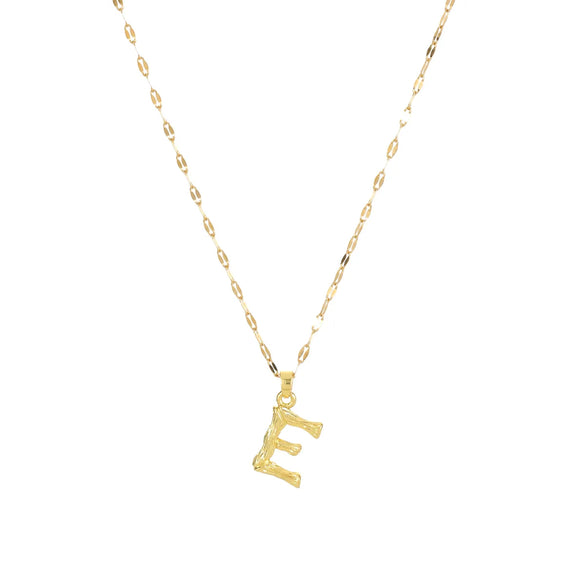 304 Stainless Steel Copper 18K Gold Plated Letter