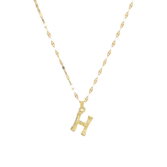 304 Stainless Steel Copper 18K Gold Plated Letter