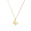 304 Stainless Steel Copper 18K Gold Plated Letter