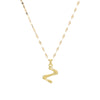 304 Stainless Steel Copper 18K Gold Plated Letter