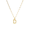 304 Stainless Steel Copper 18K Gold Plated Letter