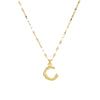 304 Stainless Steel Copper 18K Gold Plated Letter